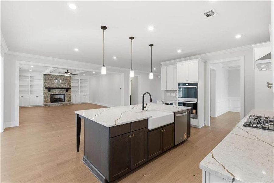 Furnished interior view inside a new home in Ford Landing, Acworth (Image 7).