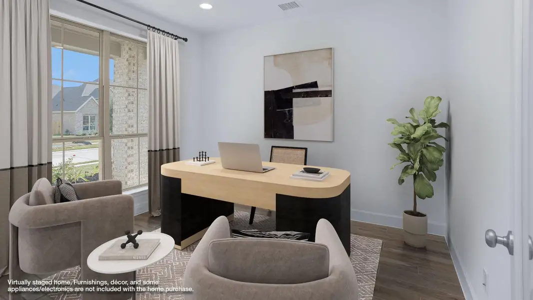 Furnished interior view inside a new home in Escondido 80', Magnolia (Image 4).