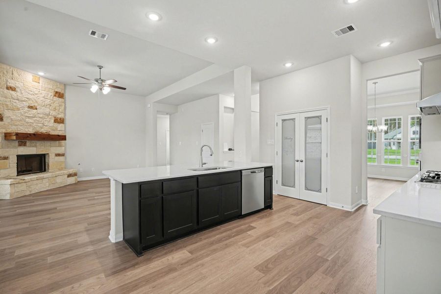 Furnished interior view inside a new home in Encino Estates, Dayton (Image 5).