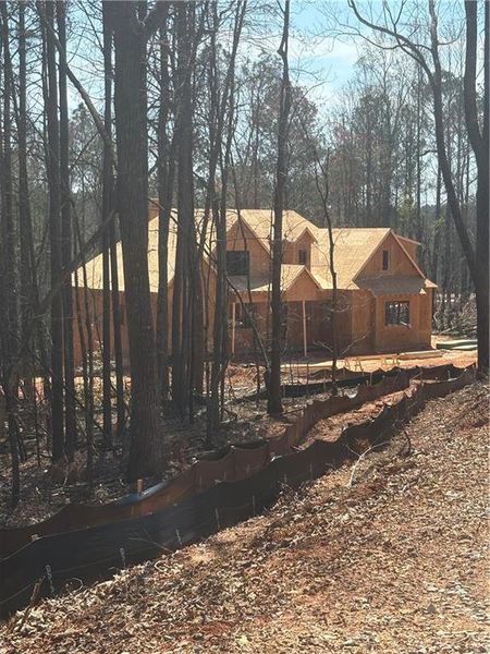 In-progress construction of a new home in , Ball Ground, GA (Image 43).