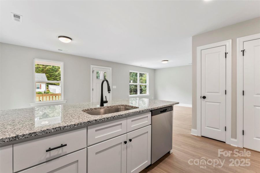 Furnished interior view inside a new home in , Albemarle (Image 5). Furnished interior view inside a new home in , Albemarle (Image 5).