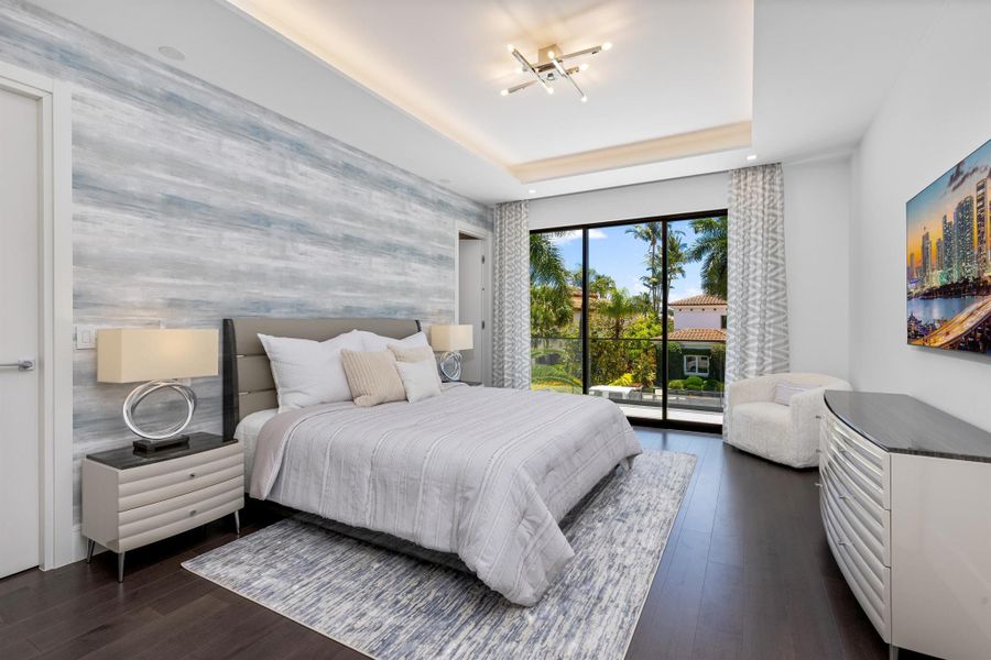 Furnished interior view inside a new home in , Boca Raton (Image 39).