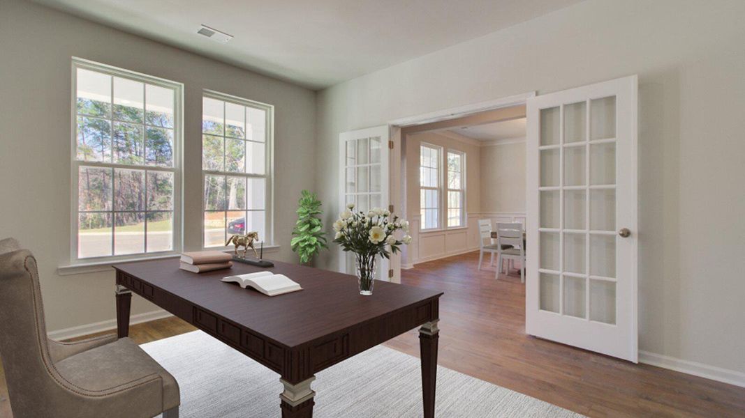 Furnished interior view inside a new home in , Summerville (Image 3).