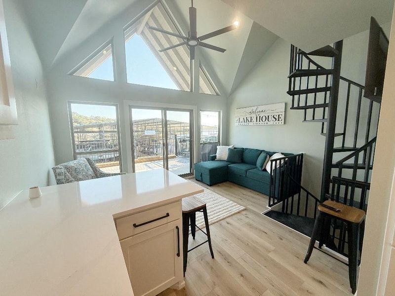 Furnished interior view inside a new home in , Strawn (Image 8).