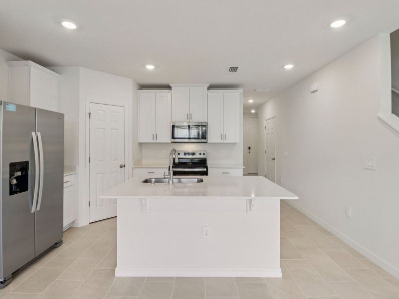 Furnished interior view inside a new home in Cagan Crossings West, Clermont (Image 3). Furnished interior view inside a new home in Cagan Crossings West, Clermont (Image 3).