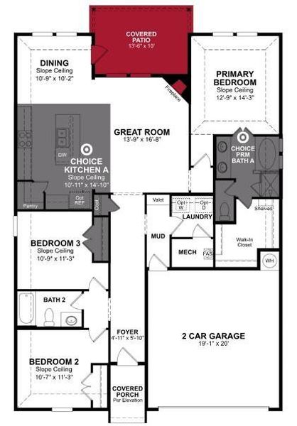 Beazer Homes Whitewing Trails Sierra floorplan. Beazer Homes Whitewing Trails Sierra floorplan.