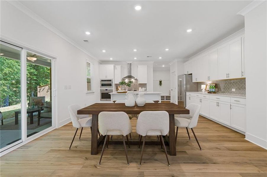 Furnished interior view inside a new home in , Dallas (Image 9).
