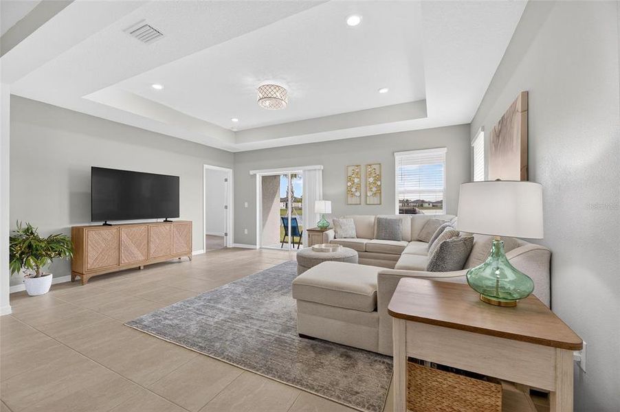 Furnished interior view inside a new home in Summerwoods, Parrish (Image 52).