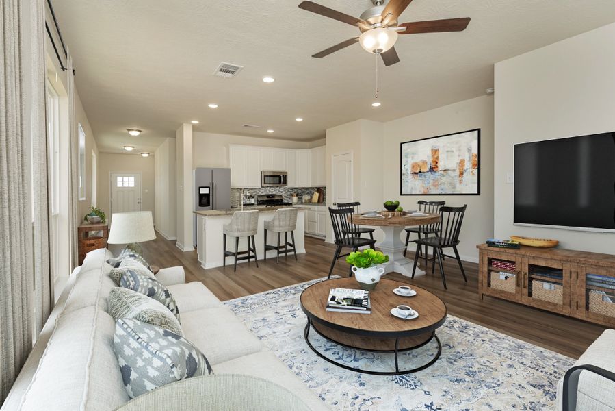 Representative furnished interior of a home built from the The 1419 by Stylecraft Builders in Hilltop Heights, Waco (Image 10). Representative furnished interior of a home built from the The 1419 by Stylecraft Builders in Hilltop Heights, Waco (Image 10).