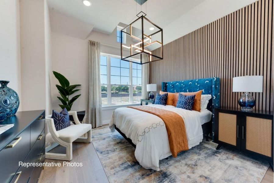 Furnished interior view inside a new home in Edgewater, Fate (Image 13). Furnished interior view inside a new home in Edgewater, Fate (Image 13).