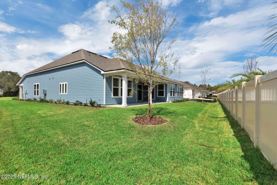 Exterior details and patio area of a home in Trailmark - Phase 6, St. Augustine (Image 24).