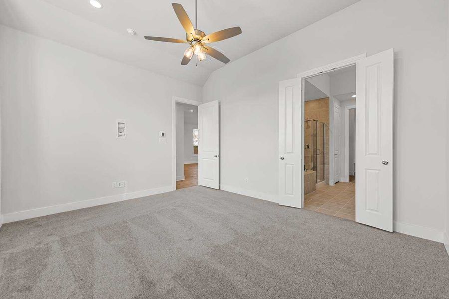 Representative Primary Bedroom - some options shown Representative Primary Bedroom - some options shown