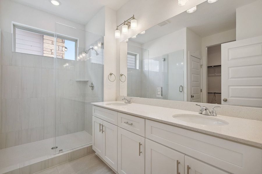 Furnished interior view inside a new home in Sage Hollow, Kyle (Image 12). Furnished interior view inside a new home in Sage Hollow, Kyle (Image 12).