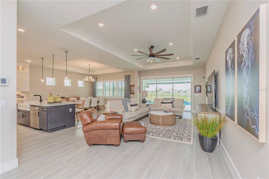 Furnished interior view inside a new home in , San Antonio (Image 10).