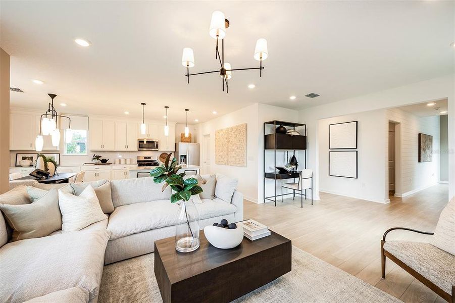 Furnished interior view inside a new home in Longmeadow at North River Ranch, Parrish (Image 8).