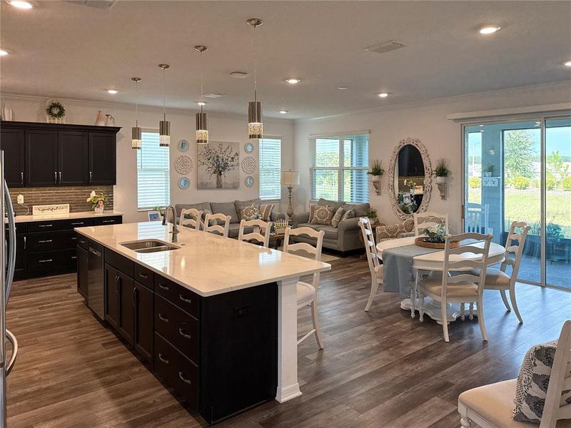 Furnished interior view inside a new home in , Ocala (Image 5).