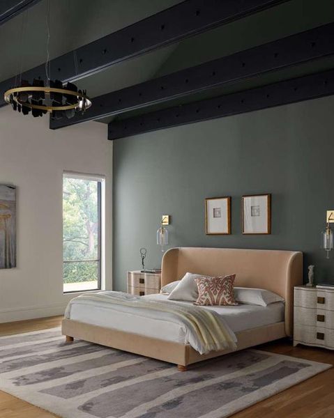 Furnished interior view inside a new home in , Dallas (Image 11).