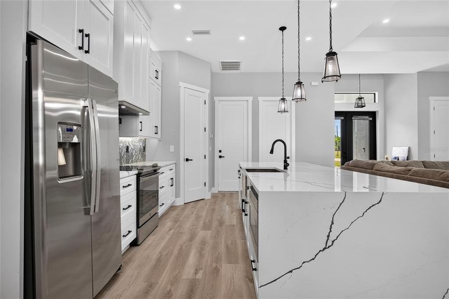 Furnished interior view inside a new home in , Cape Coral (Image 17).