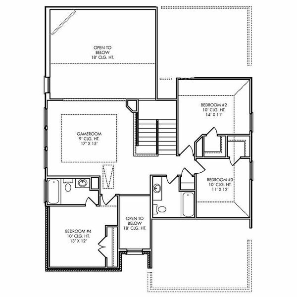 2D floor plan layout for the Winchester by Century Communities in Audubon, Magnolia, TX (Image 3). 2D floor plan layout for the Winchester by Century Communities in Audubon, Magnolia, TX (Image 3).