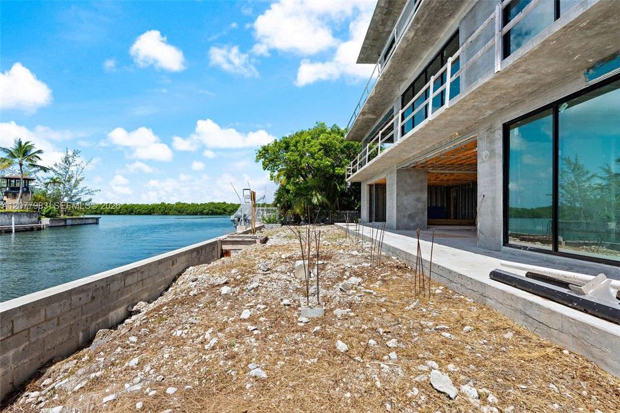 In-progress construction of a new home in , Islamorada, Village of Islands, FL (Image 13).