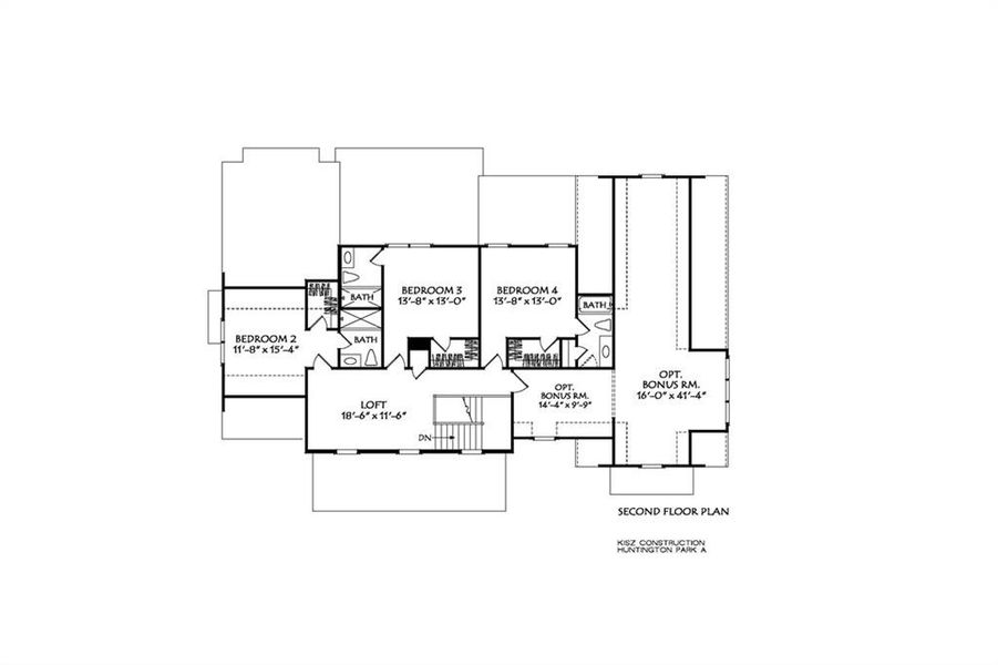 2D floor plan layout of this home in , Marietta, GA (Image 3).