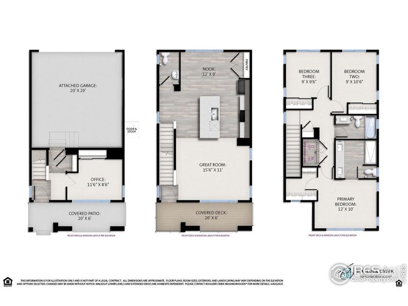 2D floor plan layout of this home in Baseline, Broomfield, CO (Image 4).