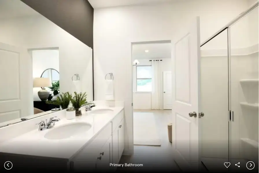 Photo of Centex model home with same floor plan, not of actual home listed.