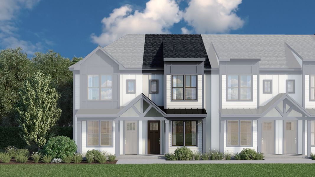 Representative exterior photo of a completed home built from the Hawthorne A, B, C by Veranda Homes in Hawthorne Summit, Greenville, SC (Image 15).