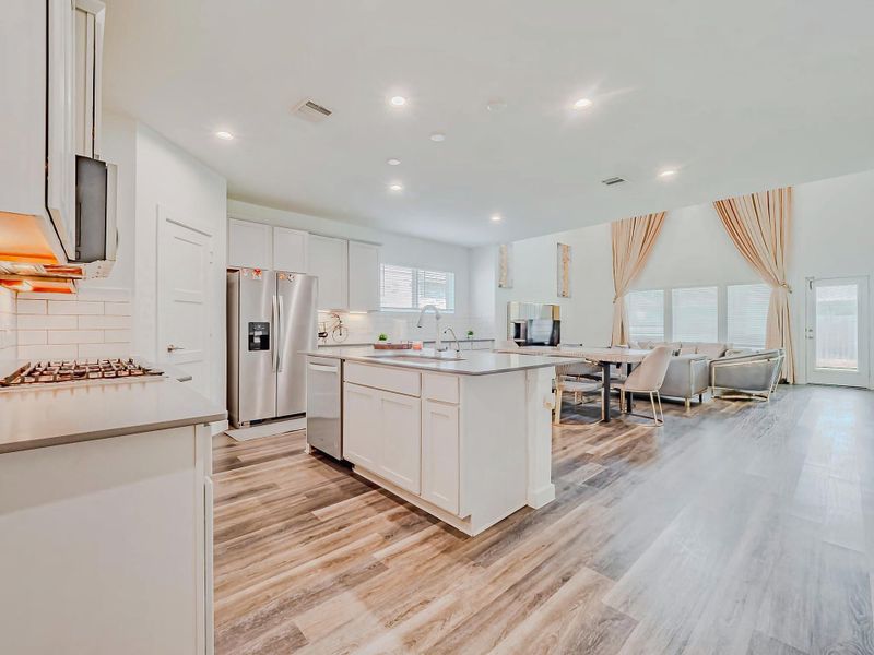 Furnished interior view inside a new home in , Katy (Image 12).