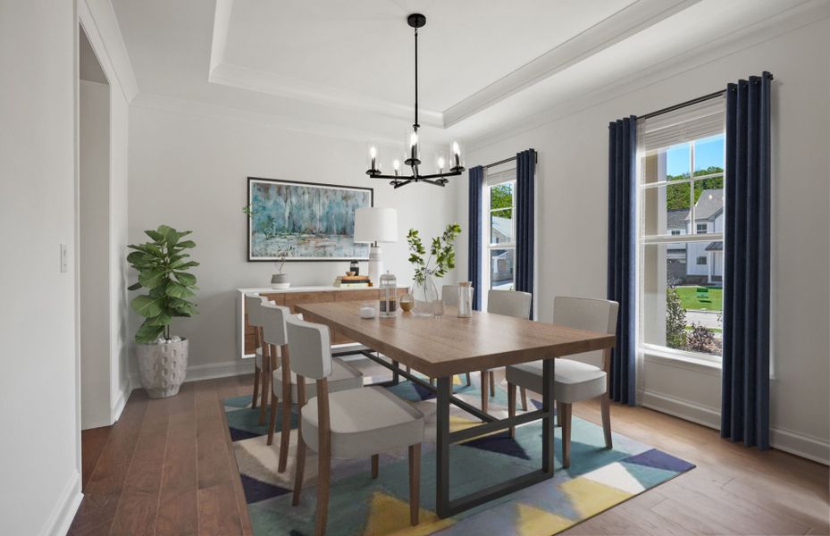 Furnished interior view inside a new home in Kinsdale, Lancaster (Image 26).