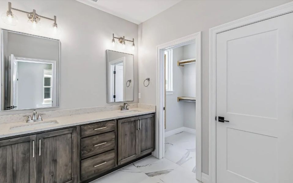 Furnished interior view inside a new home in The Courtyards at Cornerstone, Andover (Image 6).
