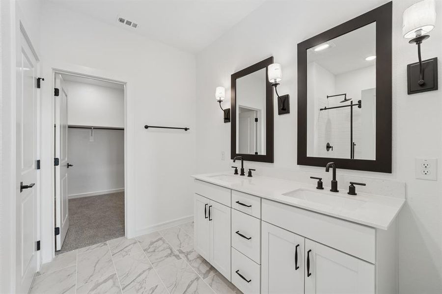 Furnished interior view inside a new home in Aspire at Noble Ridge, Howe (Image 25). Furnished interior view inside a new home in Aspire at Noble Ridge, Howe (Image 25).