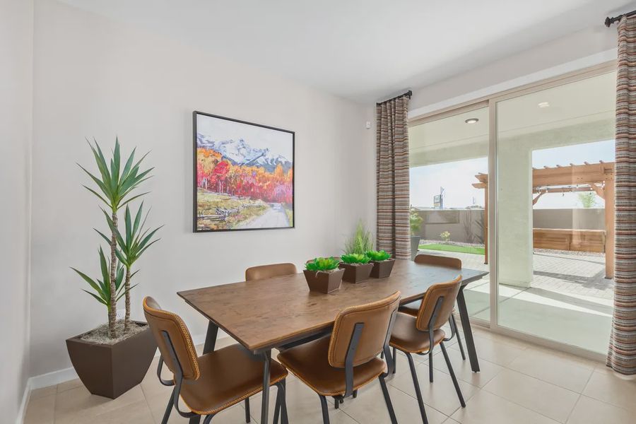 Representative furnished interior of a home built from the 1257 by Elliott Homes in Camilo at Santana, Yuma (Image 9).