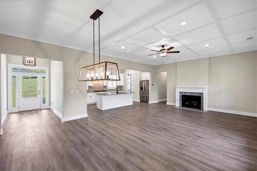 Furnished interior view inside a new home in , Ball Ground (Image 12).