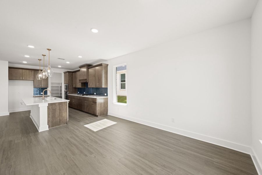Spacious, unfurnished interior of a new home in Inspiration Collection at View at the Reserve, Mansfield (Image 16).