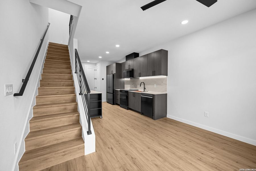 Furnished interior view inside a new home in , New Braunfels (Image 9).
