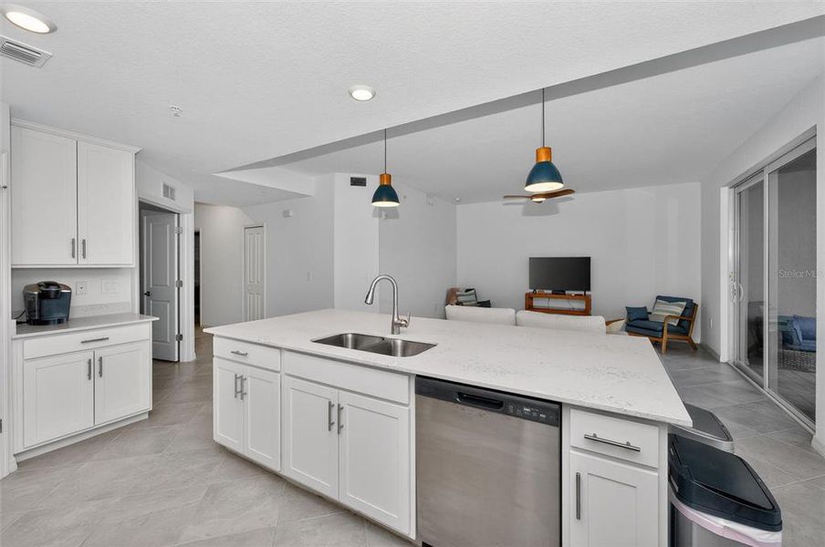 Furnished interior view inside a new home in Wellen Park Golf & Country Club, Venice (Image 39).