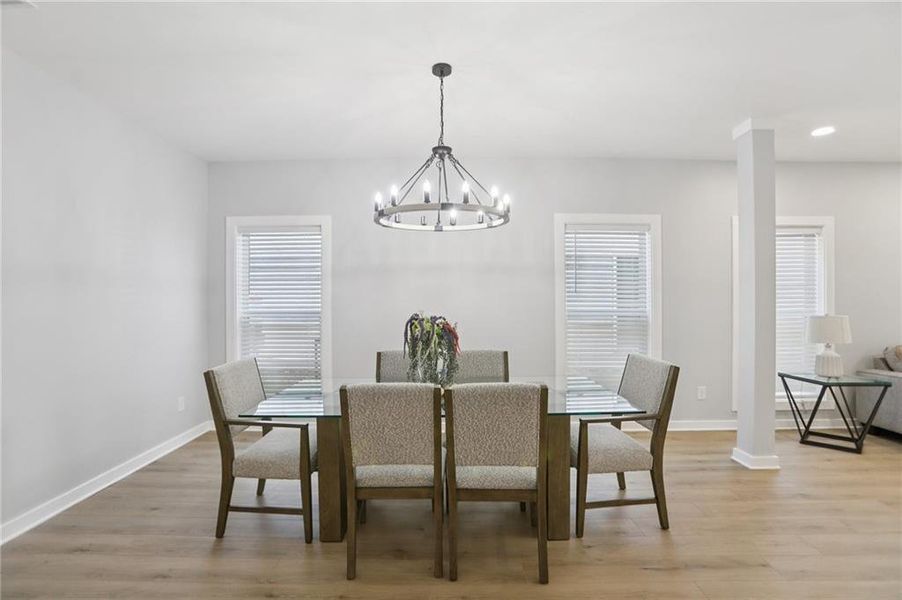 Furnished interior view inside a new home in , Hapeville (Image 7).
