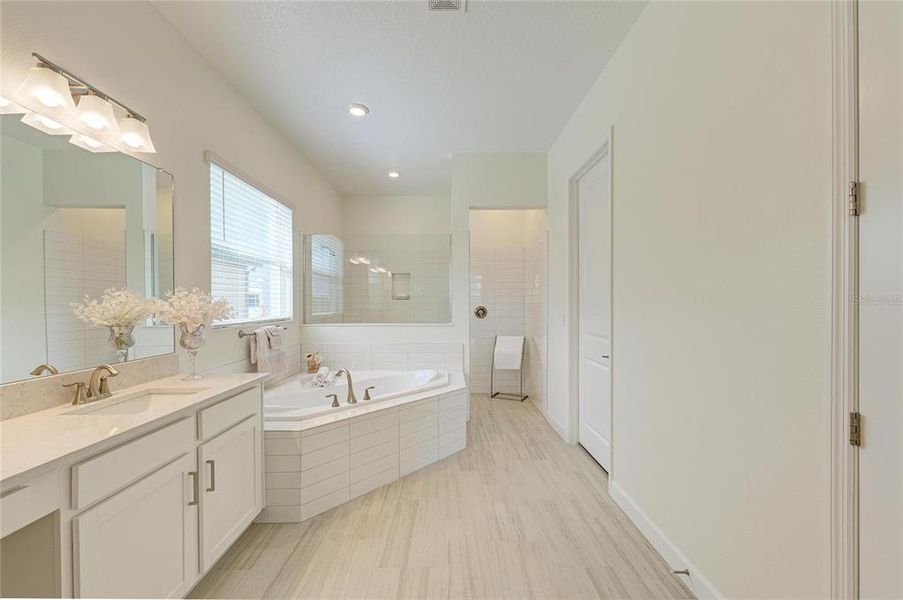 Furnished interior view inside a new home in , Parrish (Image 42).