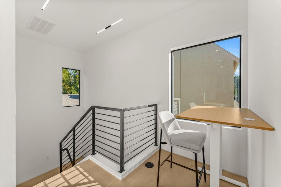 Furnished interior view inside a new home in , Austin (Image 19). Furnished interior view inside a new home in , Austin (Image 19).