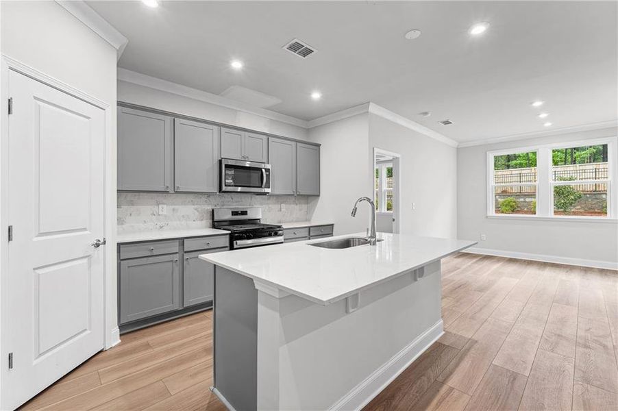 Furnished interior view inside a new home in Sun City Peachtree, Griffin (Image 7).