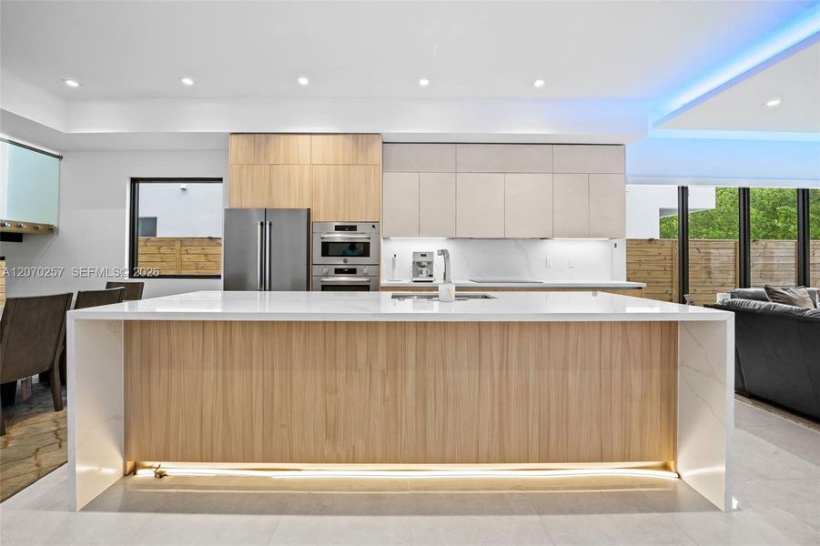 Furnished interior view inside a new home in , Miami (Image 7).