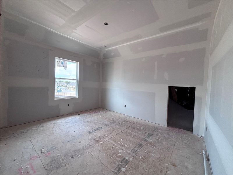 In-progress construction of a new home in The Colony 45s, Bastrop, TX (Image 23).