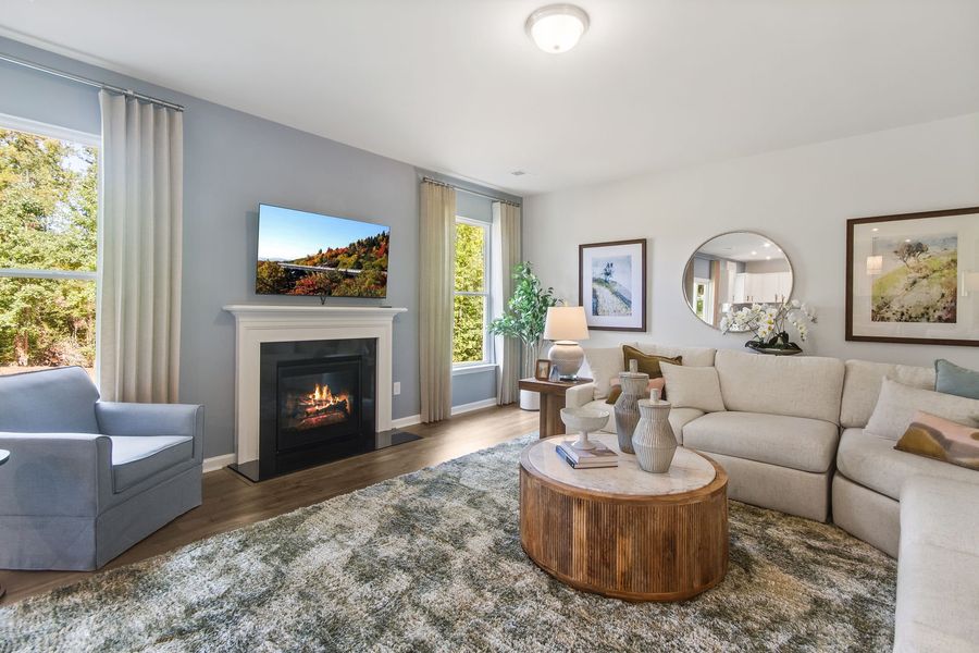 Representative furnished interior of a home built from the The Shiloh by Stanley Martin Homes in Bridgeport Single Family Homes, Greenville (Image 6).