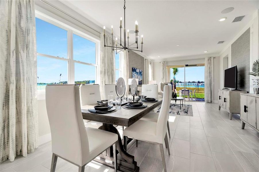 Furnished interior view inside a new home in , Wesley Chapel (Image 15).