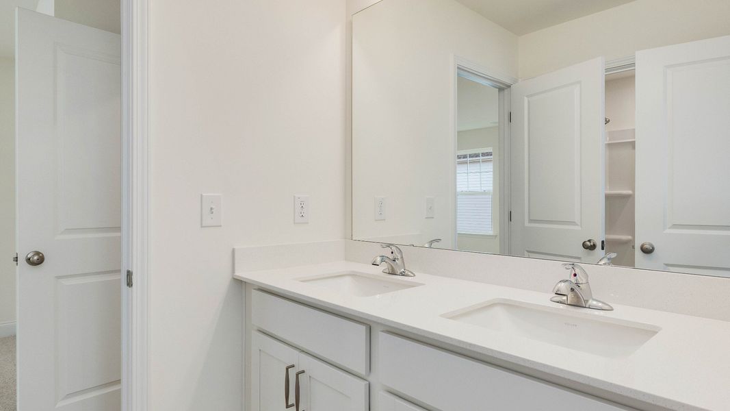 Furnished interior view inside a new home in The Grove at Neill's Pointe, Angier (Image 18).