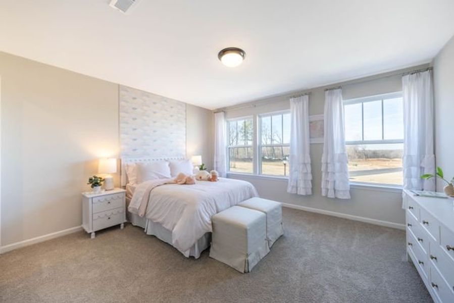 Representative furnished interior of a home built from the Lenox by True Homes in Autumn Ridge, High Shoals (Image 11).