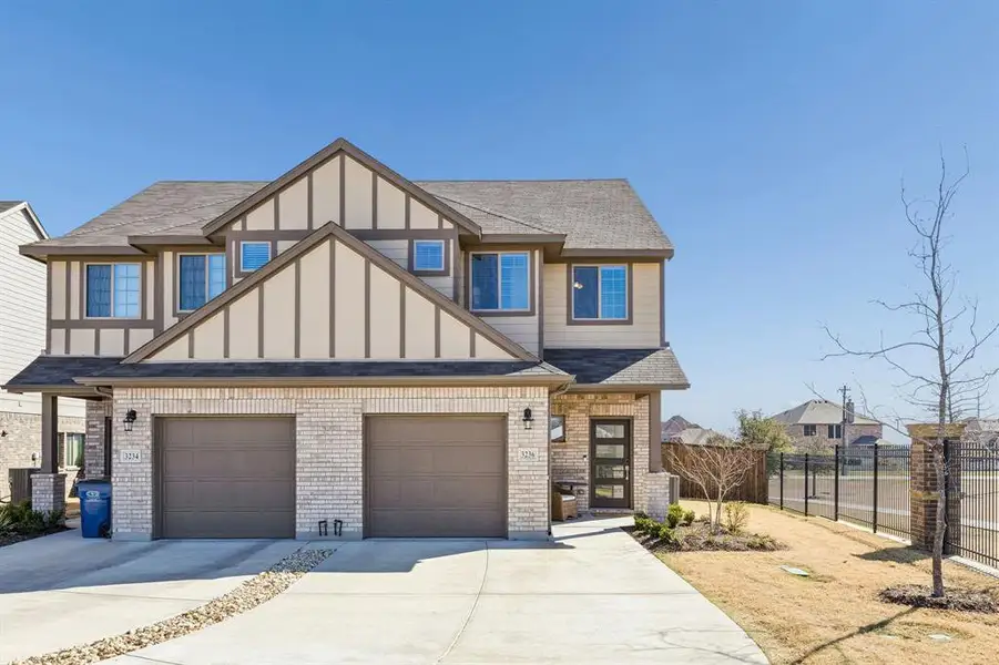 Front exterior of a new home in , Wylie, TX, highlighting curb appeal (Image 21).