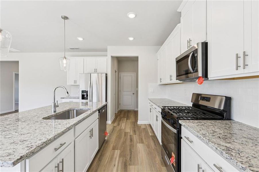 Furnished interior view inside a new home in Preserve at Mountain Creek, Pendergrass (Image 13).