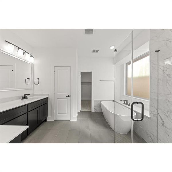 Furnished interior view inside a new home in Trails at Cottonwood Creek, Rowlett (Image 15).